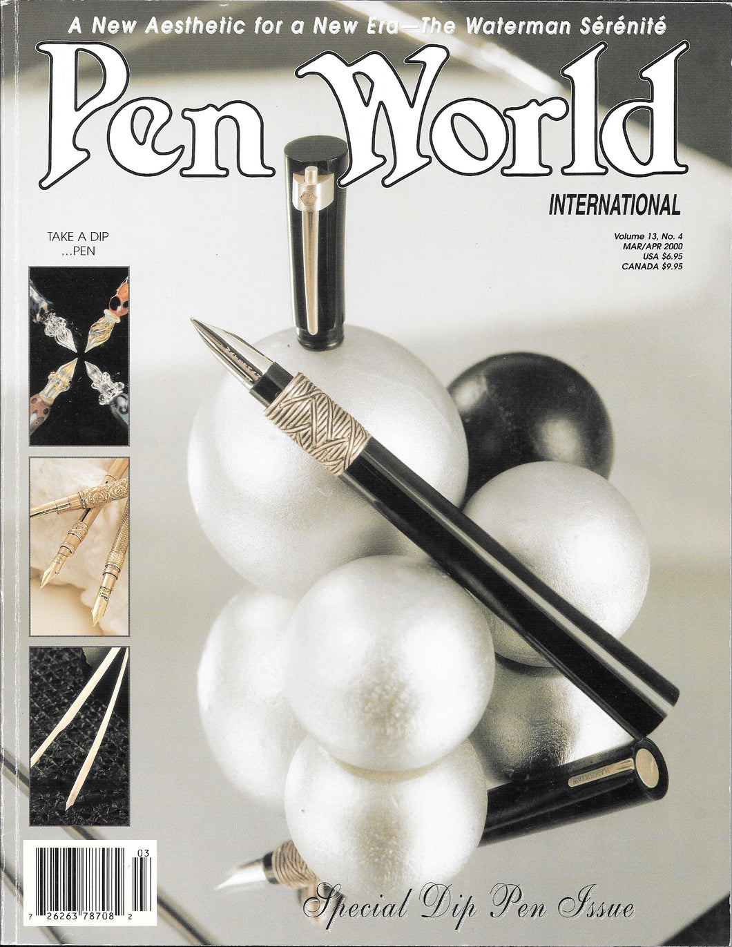 Pen World, Back Issues. March/April 2000 Vol.13. No.4