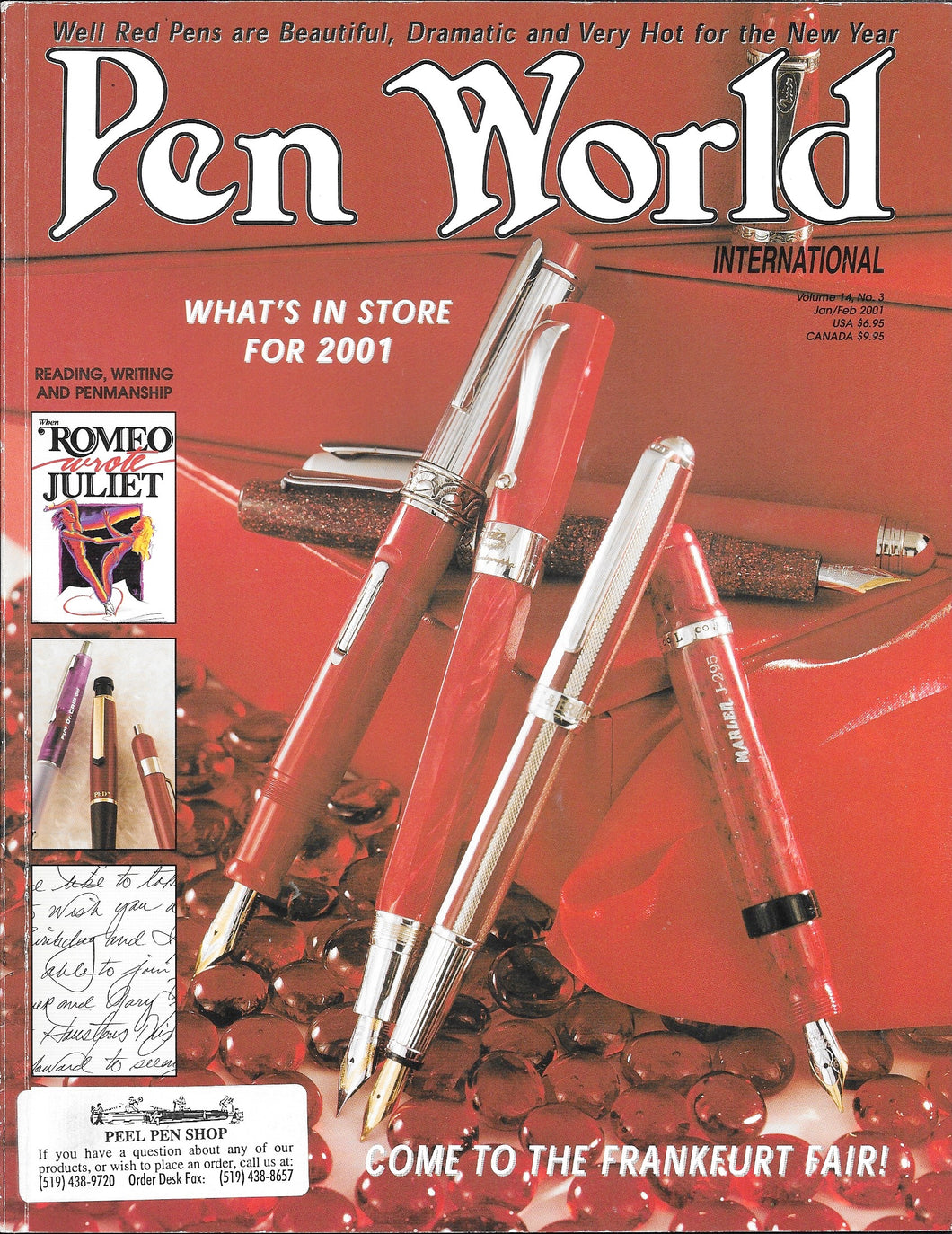 Pen World, Back Issues. Jan./Feb. 2001 Vol.14. No.3