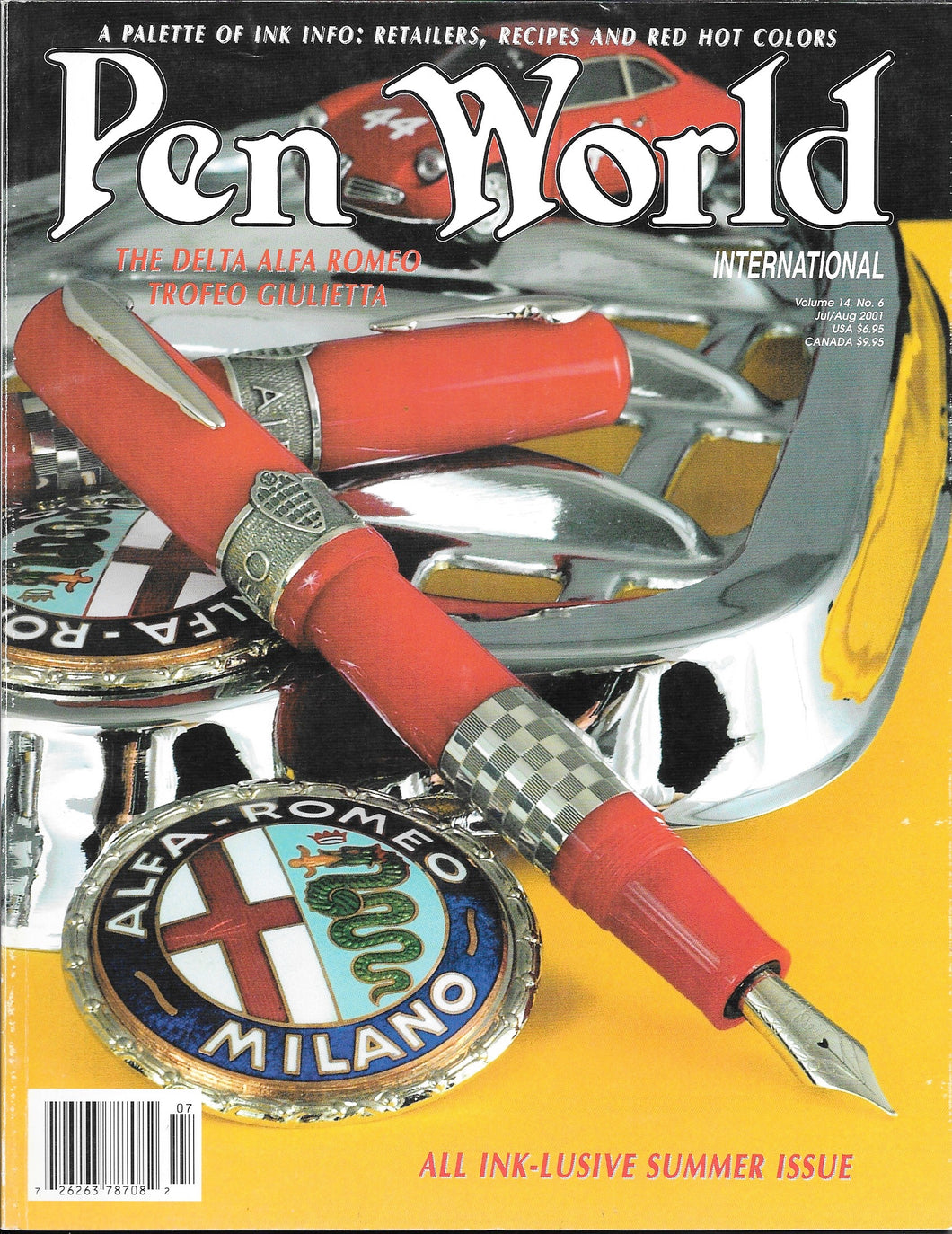 Pen World, Back Issues. Jul./Aug. 2001 Vol.14. No.6