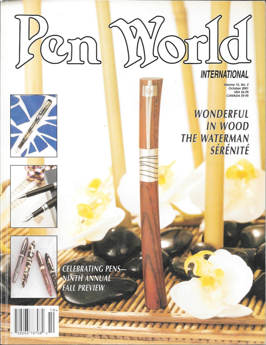 Pen World, Back Issues. October. 2001 Vol.15. No.2