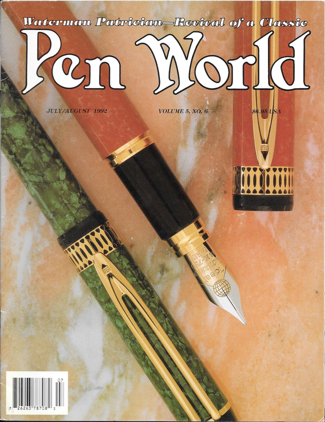 Pen World, Back Issues; July/August 1992 Volume 5, No.6
