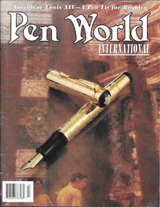 Pen World, Back Issues; March/Apr. 1994 Volume 7, No.4