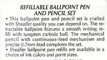 Load image into Gallery viewer, Sheaffer&#39;s Sentinel, Ballpoint &amp; Pencil set, Black