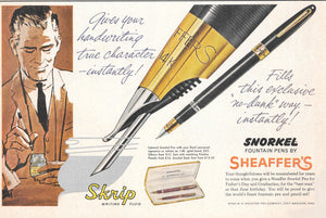 Sheaffer Statesman, Snorkel, pastel gray