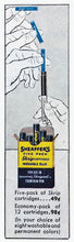 Load image into Gallery viewer, Sheaffer Cartridge Pen Black barrel, chrome cap
