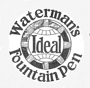 Waterman's Ideal No. 52 Black chased hard rubber