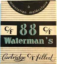Waterman's c/f , Fountain pen, Orange barrel