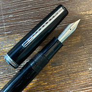 Esterbrook squeeze type converter , Black w/ chrome trim