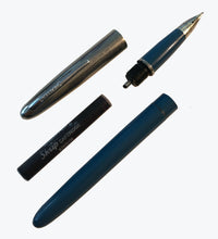 Load image into Gallery viewer, Sheaffer Cartridge Pen  Blue barrel, chrome cap