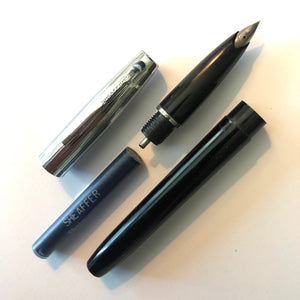 Sheaffer Cartridge Pen Black barrel, chrome cap