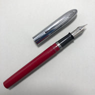 Sheaffer Cartridge Pen Red barrel, chrome cap