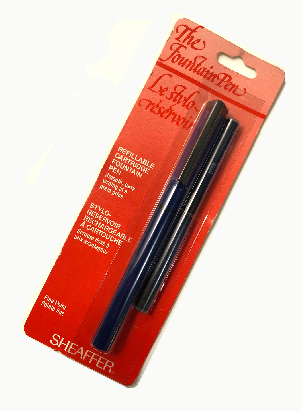 Sheaffer's The Fountain Pen, Blister pack, Blue