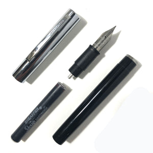 Sheaffer Cartridge Pen Black barrel, chrome cap
