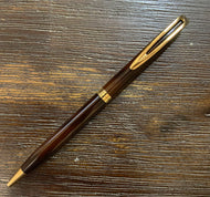 Waterman c/f, Brown Marble, Ballpoint