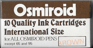 Osmiroid Black Cartridge Pen Easy Change