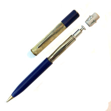 Load image into Gallery viewer, Sheaffer Utility Pencil, Pearl Marble cap  &amp; Blue barrel