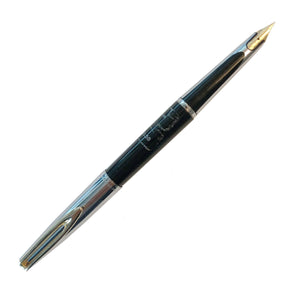 Waterman c/f Fountain pen & pencil set Black with Chrome