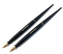 Load image into Gallery viewer, Eversharp black marble desk set, two pens
