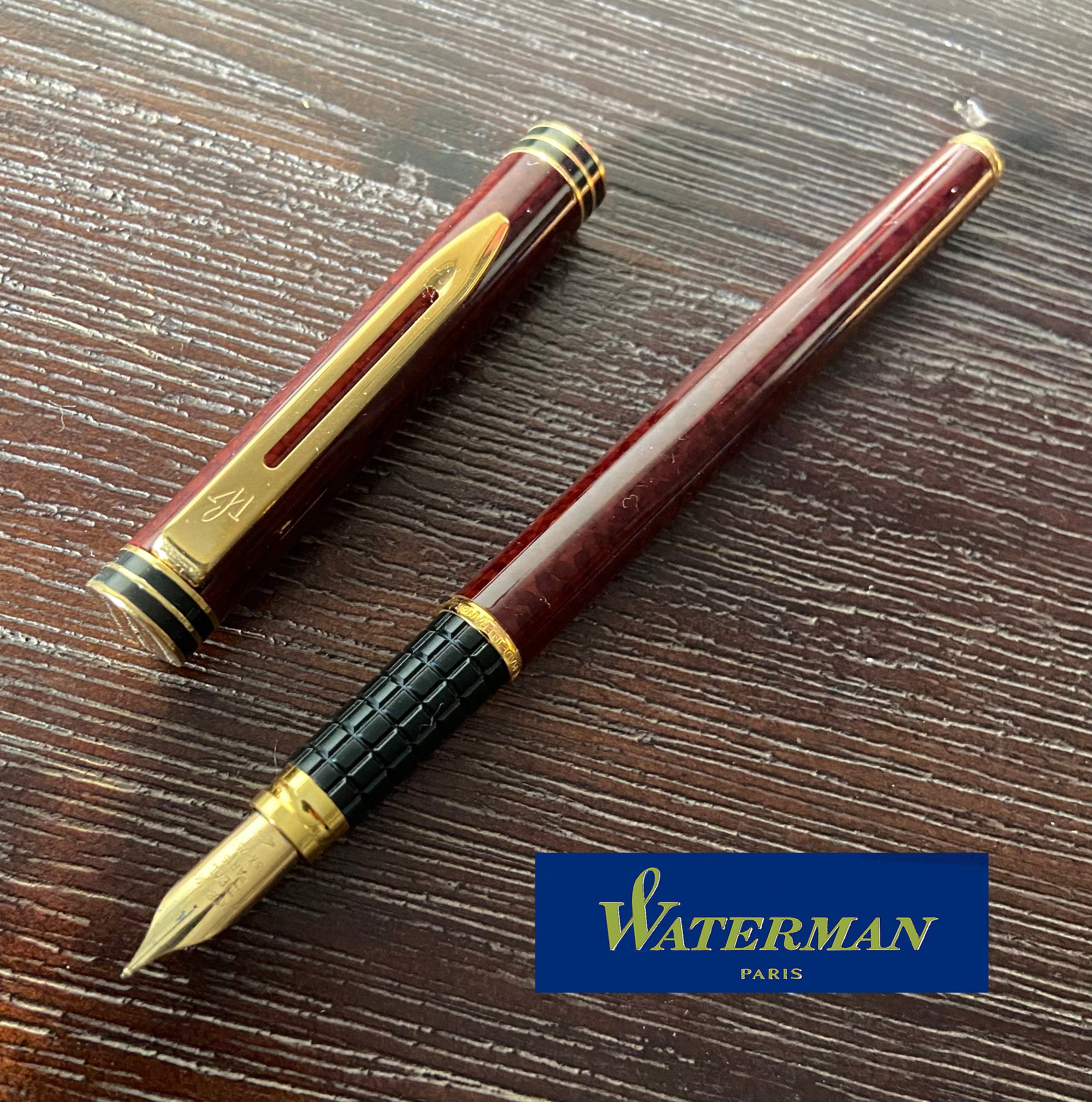 WATERMAN　　made in france wat_gentleman44_brushedsteel_m