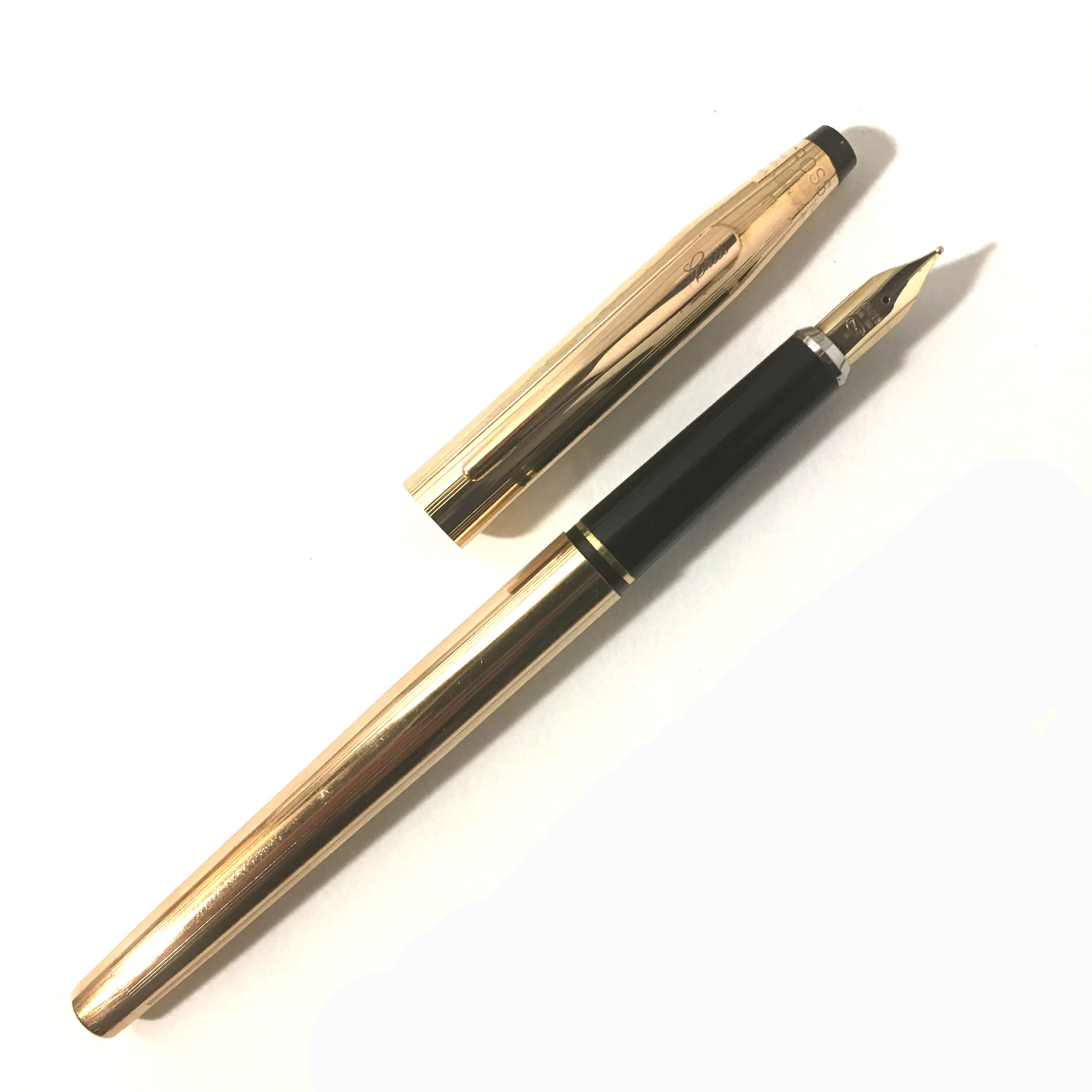 CROSS 1/20 10KT GOLDFILLED 金 K10　GOLD Vintage Cross 1/20 10K Gold-filled Pen with Case | eBay