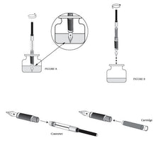 Load image into Gallery viewer, Waterman Carène, Black lacquer with silver -plated cap