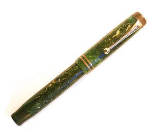 Parker Duofold, Lucky Curve, Green Marble