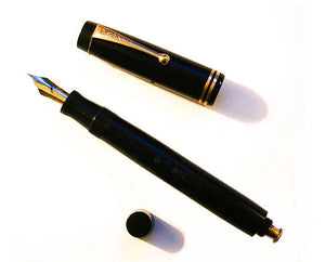 Parker Duofold, Permanite Black, Medium Flexible