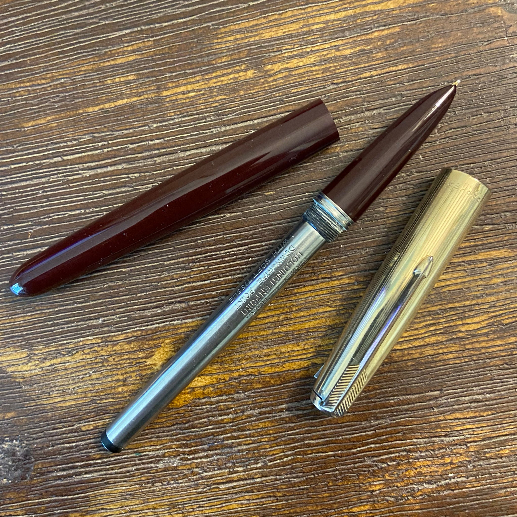 Parker 51 Aerometric, G/F Cap Burgundy barrel