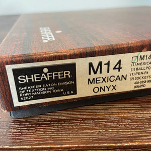 Sheaffer Desk set. Mexican Onyx