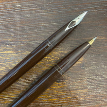Load image into Gallery viewer, Sheaffer Desk set. Mexican Onyx, Brown &amp; White
