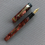 Brown & Black marble, lever-fill.