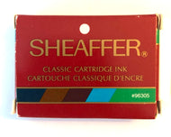 Vintage Sheaffer Skript cartridges Assorted colours