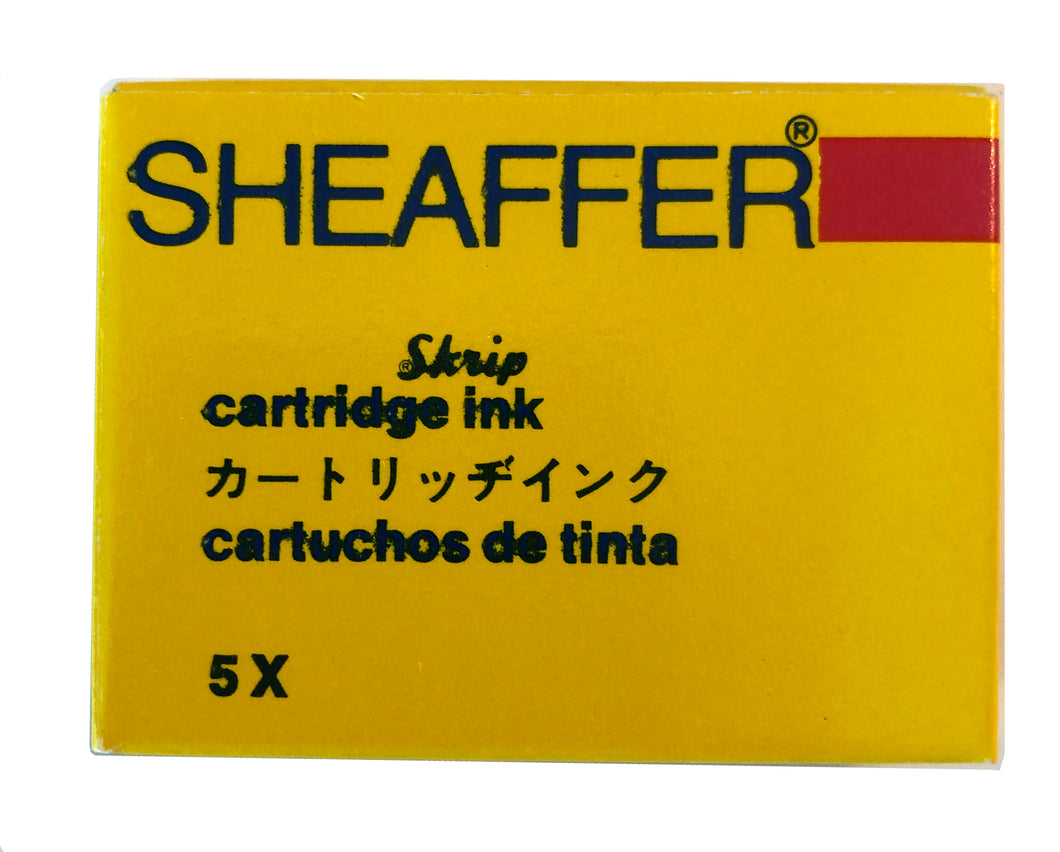Vintage Sheaffer Skript cartridges Red