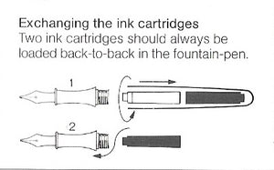 Cartridge Wood Pen
