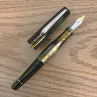 Stipula Duette A2490, Seaweed Green, Silver Trim