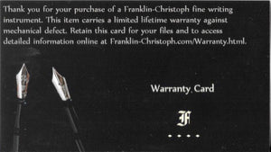 Franklin-Christoph Model 19 Smoke & Cinnamaroon Fountain Pen