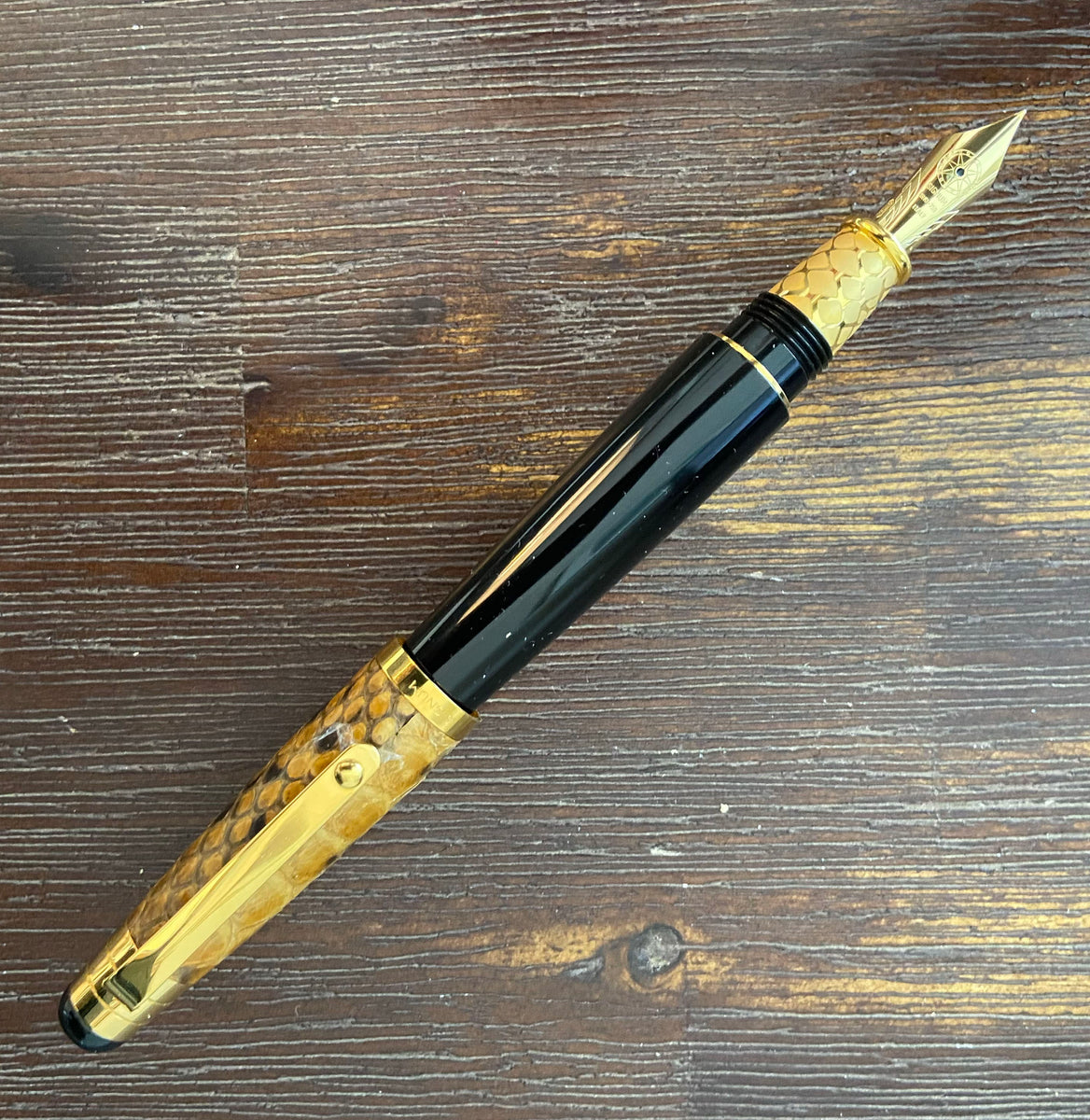 Signum Nova Natural Python Cocoa, Fountain Pen