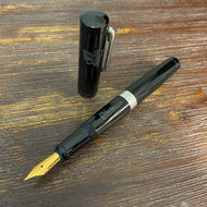 Stipula Baracca Fountain Pen - Black Ebonite