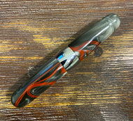 Stipula Passaporto, Whirl Red – Green Resin