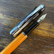 Franklin-Christoph Collegia Model 27 Fountain Pen in Orange