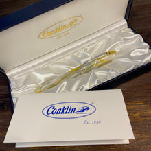 Load image into Gallery viewer, Conklin Yellow Pearl Symetrik Fountain Pen