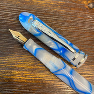 Conklin Powder Blue Pearl Symetrik Fountain Pen