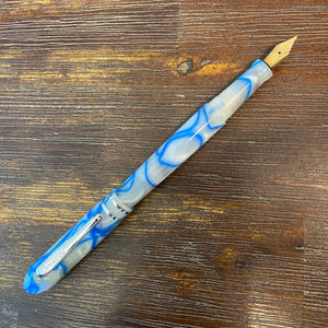 Conklin Powder Blue Pearl Symetrik Fountain Pen