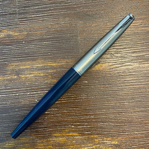 Parker 45 Steel cap with blue barrel