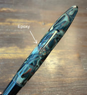 Sheaffer Balance II Limited Edition Fountain Pen - #62/6000, Grey & Red Marble