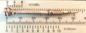 Victorian Pencil, Nickel plated