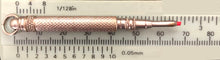 Load image into Gallery viewer, Victorian Pencil, nickel plated