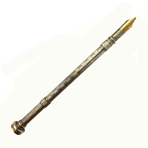 Victorian Pen-Pencil Ring-Slider & Inkwell