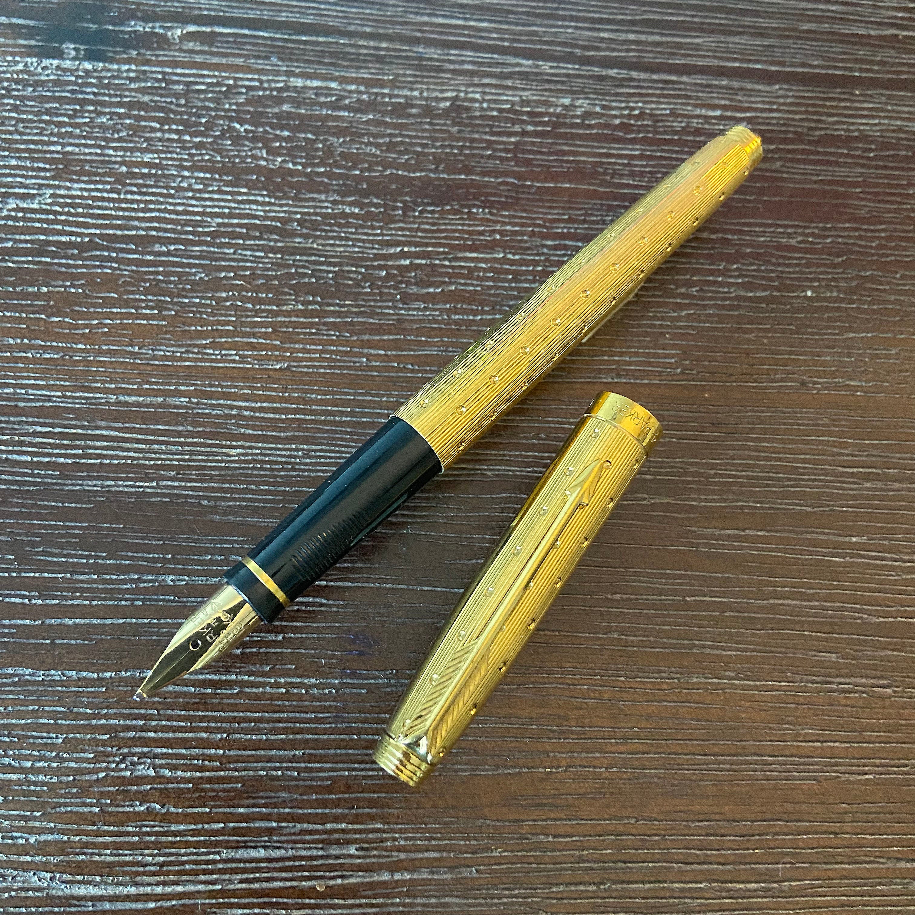 1986年 PARKER 75 ゴールド ボールペン　B509 f0905d.jpg?v=1630501233