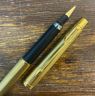 Parker Classic 180 Gold, Barley G/P Pattern, Fountain pen